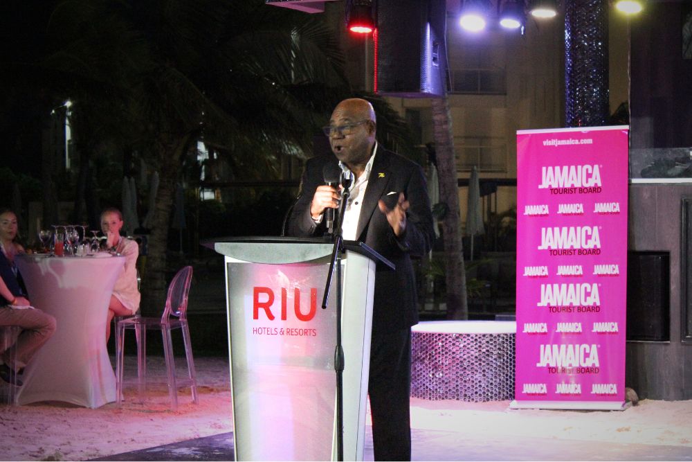 ALG Vacations Jamaica FAM Edmund Bartlett, Jamaica's Minister of Tourism