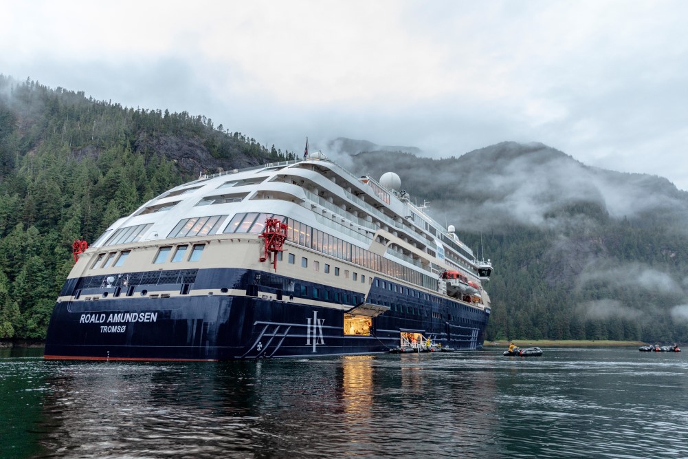 HX Expeditions Unveils Exciting 2026 Alaska Itineraries hx expeditions roald amundsen expedition cruise ship in alaska