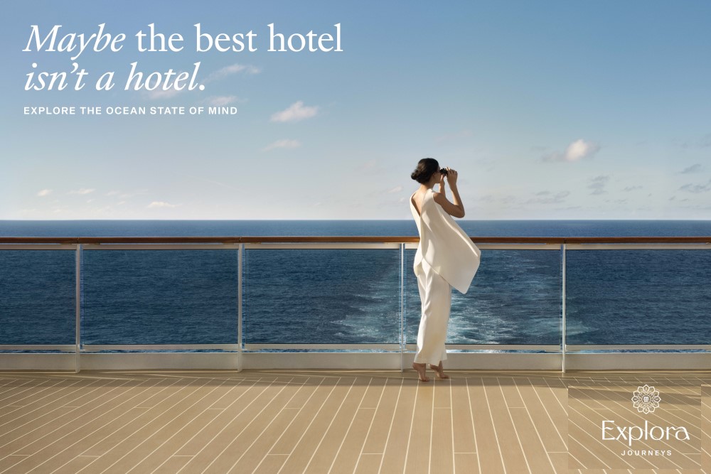maybe the best hotel isn't a hotel brand campaign image from explora journeys