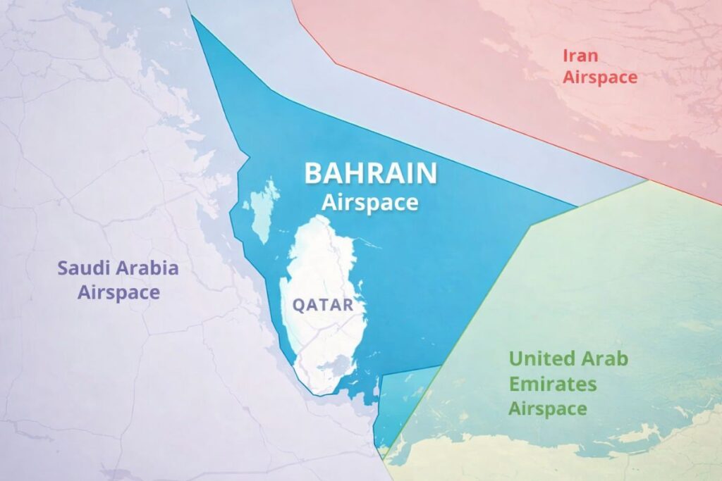 Bahrain’s Airspace Reopens: Flights Gradually Resume